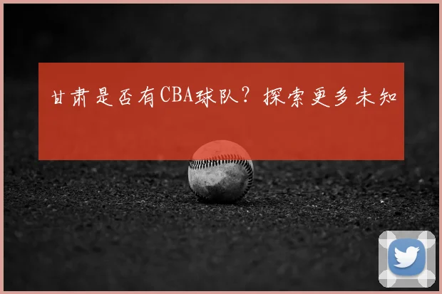 甘肃是否有CBA球队?探索更多未知